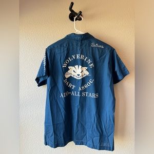 Vintage embroidered Dart Team button up